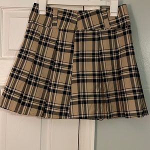 Shein plaid pleated tennis skirt